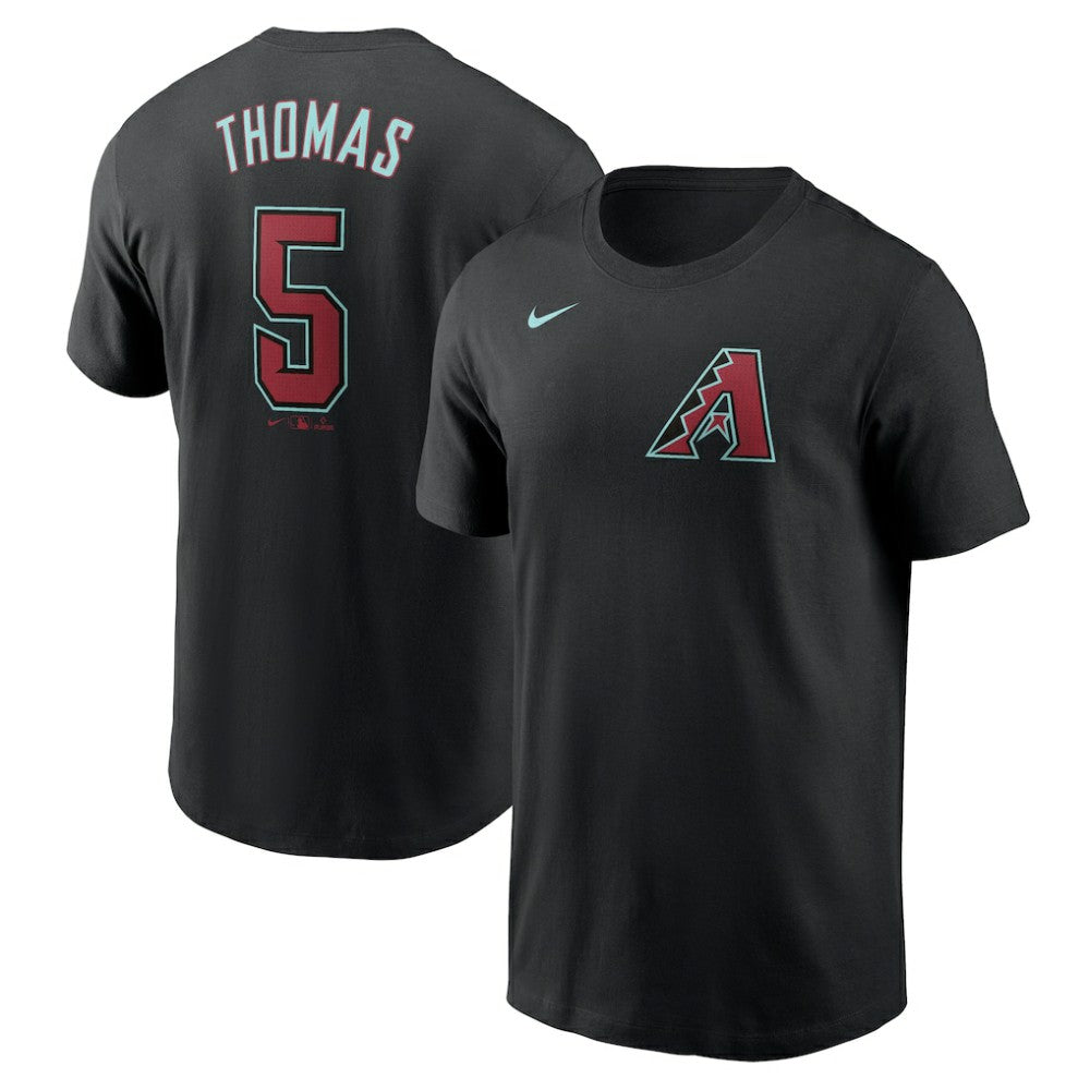Alek Thomas Arizona Diamondbacks Nike 2024 Fuse Name & Number T-Shirt | MLB Shop