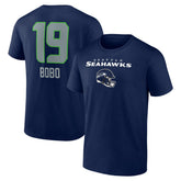 Seattle Seahawks Jake Bobo Team Wordmark Player Name & Number T-Shirt