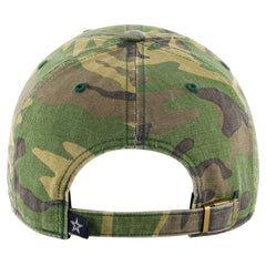Dallas Cowboys 47 brand '47 Woodland Clean Up Adjustable Hat