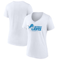 Detroit Lions Women's Lock Up V-Neck T-Shirt