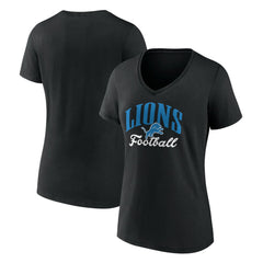 Detroit Lions Women's Victory Script V-Neck T-Shirt