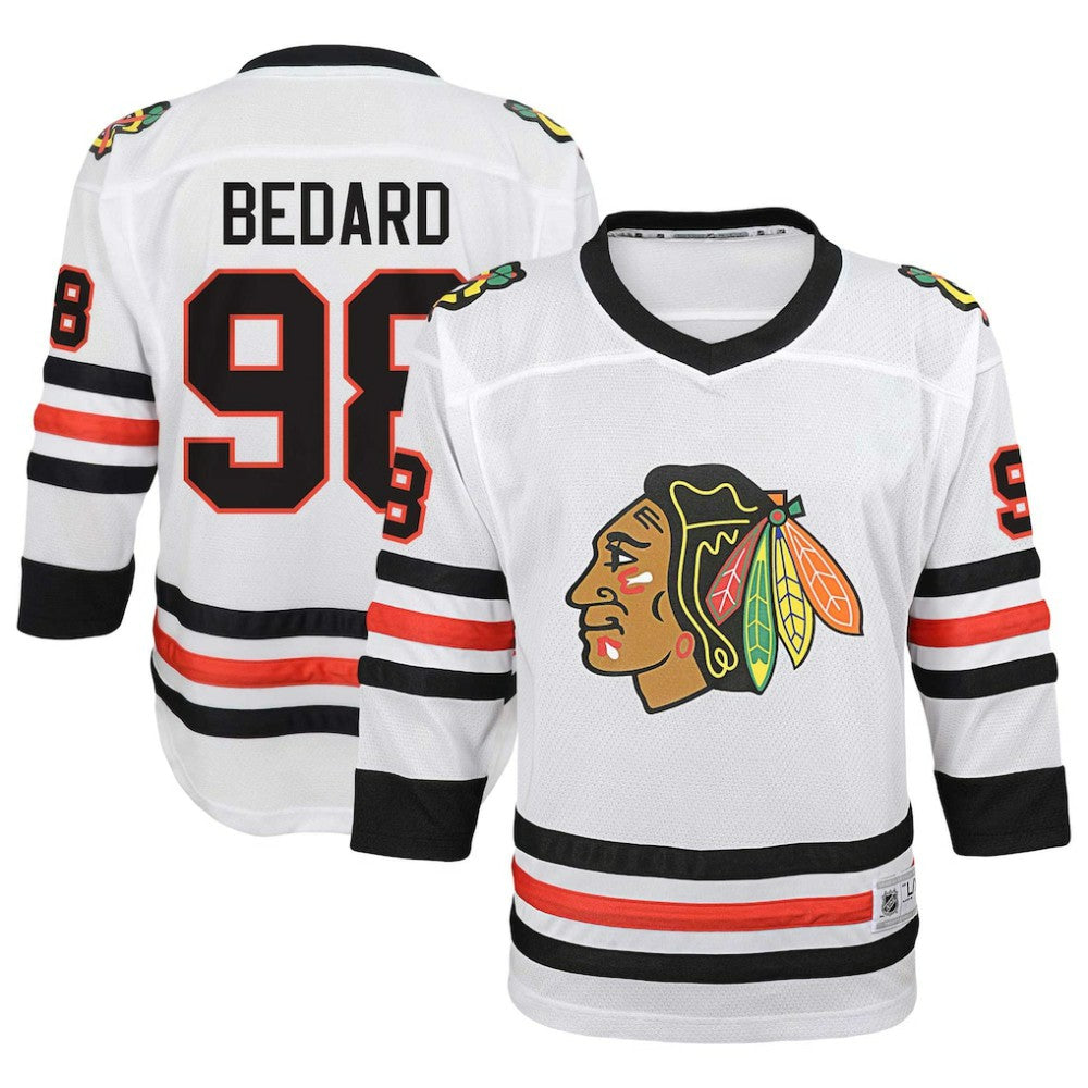 Connor Bedard Chicago Blackhawks Youth Away Replica Player Jersey For Sale
