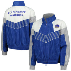 Golden State Warriors The Wild Collective Women's Courtside Half-Zip Track Jacket sale New