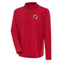 New Jersey Devils Antigua Tidy Quarter-Zip Pullover Hoodie Online