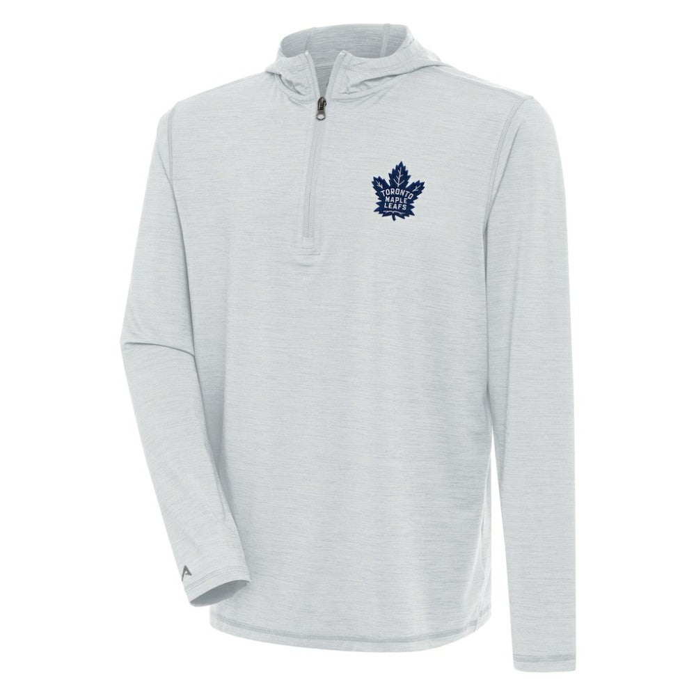 Toronto Maple Leafs Antigua Tidy Quarter-Zip Pullover Hoodie For Sale