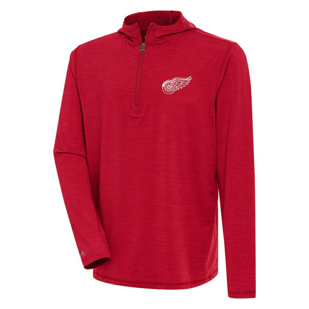 Detroit Red Wings Antigua Tidy Quarter-Zip Pullover Hoodie Sale