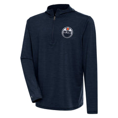 Edmonton Oilers Antigua Tidy Quarter-Zip Pullover Hoodie Online