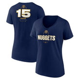Nikola Jokic Denver Nuggets Women's Behind The Back Name & Number V-Neck T-Shirt sale Online