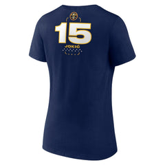 Nikola Jokic Denver Nuggets Women's Behind The Back Name & Number V-Neck T-Shirt sale Online
