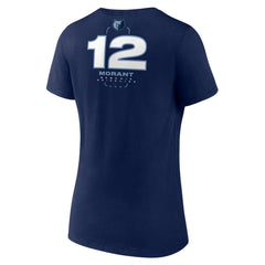 Ja Morant Memphis Grizzlies Women's Behind The Back Name & Number V-Neck T-Shirt For Sale