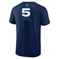 Anthony Edwards Minnesota Timberwolves Behind The Back Name & Number T-Shirt For Sale