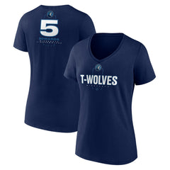 Anthony Edwards Minnesota Timberwolves Women's Behind The Back Name & Number V-Neck T-Shirt Discount