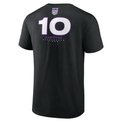 Domantas Sabonis Sacramento Kings Behind The Back Name & Number T-Shirt New