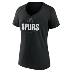 Victor Wembanyama San Antonio Spurs Women's Behind The Back Name & Number V-Neck T-Shirt Outlet