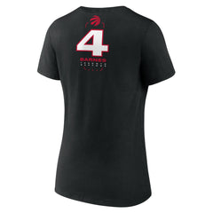 Scottie Barnes Toronto Raptors Women's Behind The Back Name & Number V-Neck T-Shirt Discount