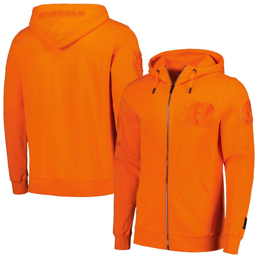 Cincinnati Bengals Pro Standard Triple Tonal Full-Zip Hoodie
