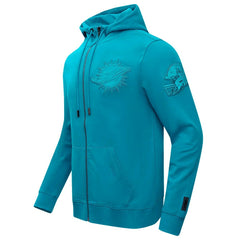 Miami Dolphins Pro Standard Triple Tonal Full-Zip Hoodie