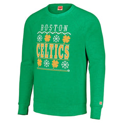 Boston Celtics Homage Unisex Holiday Raglan Pullover Sweatshirt Discount
