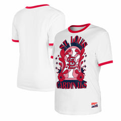 St. Louis Cardinals New Era Women's Oversized Ringer T-Shirt | MLB New
