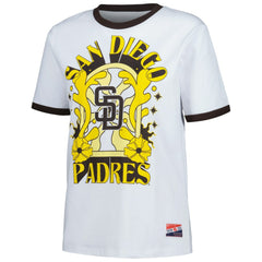 San Diego Padres New Era Women's Oversized Ringer T-Shirt | MLB New