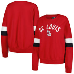 St. Louis Cardinals New Era Women's Game Day Crew Pullover Sweatshirt | MLB Shop