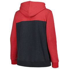 St. Louis Cardinals New Era Women's Plus Size Color Block Full-Zip Hoodie | MLB Discount