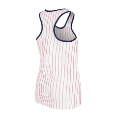 St. Louis Cardinals New Era Women's Sequin Pinstripe Racerback Tank Top | MLB Discount