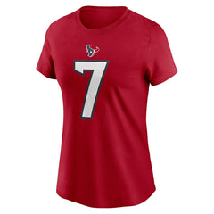 Houston Texans Nike C.J. Stroud Women's Player Name & Number T-Shirt