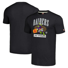 Las Vegas Raiders TMNT Donatello x Homage Tri-Blend T-Shirt