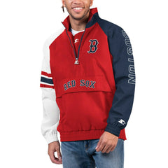 Boston Red Sox Starter Elite Raglan Half-Zip Jacket | MLB On Sale