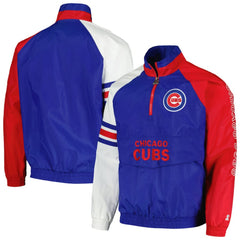 Chicago Cubs Starter Elite Raglan Half-Zip Jacket | MLB New