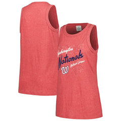 Washington Nationals Soft as a Grape Women's Gauze High Neck Tank Top | MLB Online