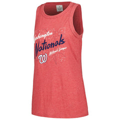 Washington Nationals Soft as a Grape Women's Gauze High Neck Tank Top | MLB Online