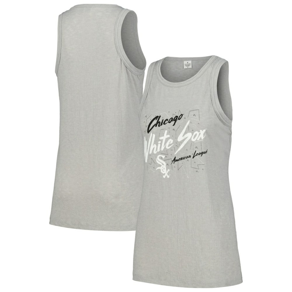 Chicago White Sox Soft as a Grape Women's Gauze High Neck Tank Top | MLB Online