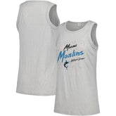 Miami Marlins Soft as a Grape Women's Gauze High Neck Tank Top | MLB New