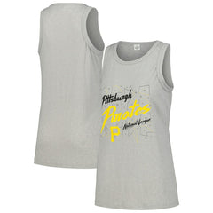Pittsburgh Pirates Soft as a Grape Women's Gauze High Neck Tank Top | MLB New