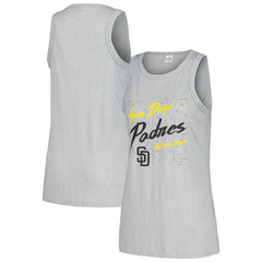 San Diego Padres Soft as a Grape Women's Gauze High Neck Tank Top | MLB Outlet