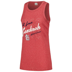 St. Louis Cardinals Soft as a Grape Women's Gauze High Neck Tank Top | MLB US