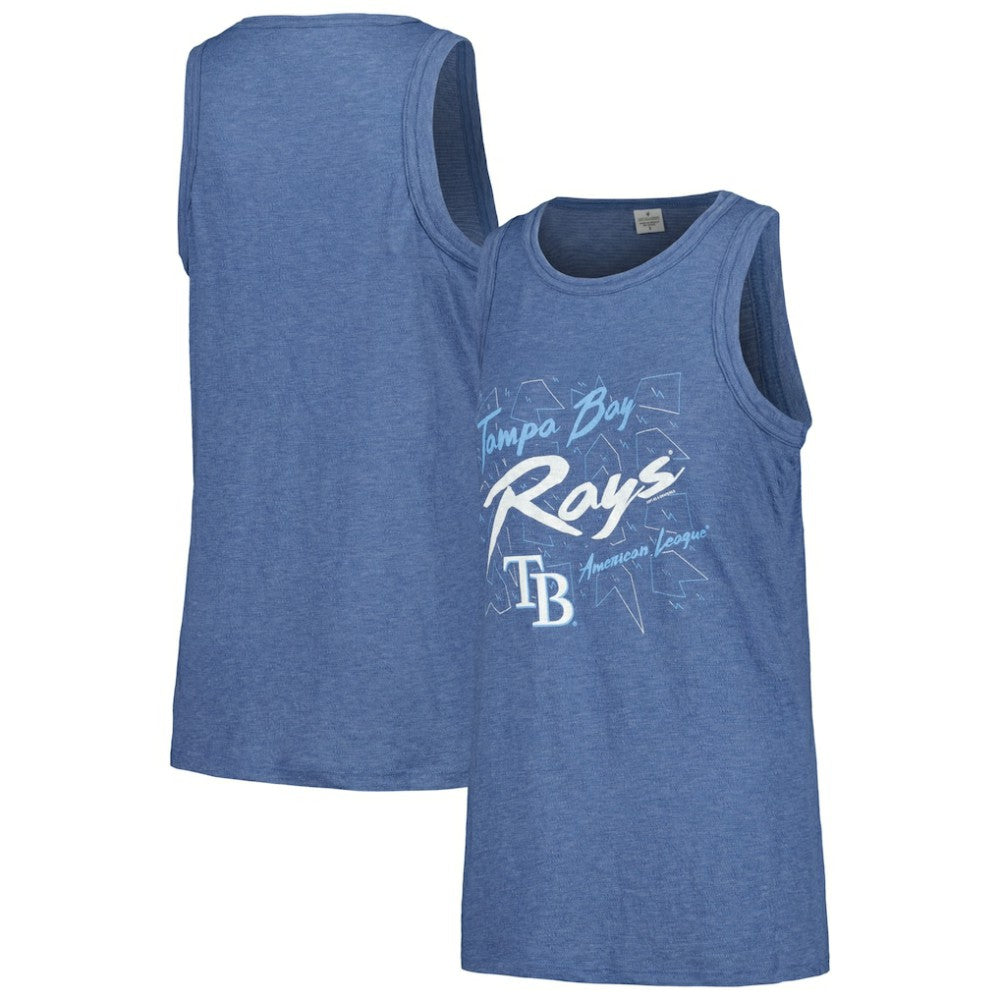 Tampa Bay Rays Soft as a Grape Women's Gauze High Neck Tank Top | MLB Near me