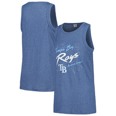 Tampa Bay Rays Soft as a Grape Women's Gauze High Neck Tank Top | MLB Near me