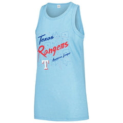 Texas Rangers Soft as a Grape Women's Gauze High Neck Tank Top | MLB On Sale