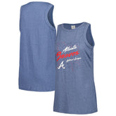 Atlanta Braves Soft as a Grape Women's Gauze High Neck Tank Top | MLB Shop