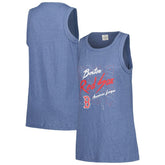 Boston Red Sox Soft as a Grape Women's Gauze High Neck Tank Top | MLB US