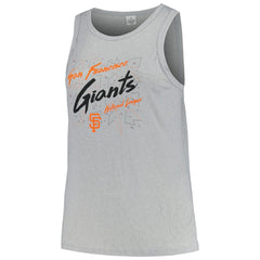 San Francisco Giants Soft as a Grape Women's Plus Size Curvy High Neck Tri-Blend Tank Top | MLB Online