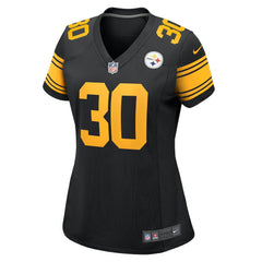 Jaylen Warren Pittsburgh Steelers Women's Alternate Game Jersey - Black