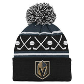 Vegas Golden Knights Preschool Faceoff Cuffed Knit Hat with Pom Online