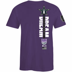 Sacramento Kings FISLL x Black History Collection Unisex T-Shirt - Purple sale New