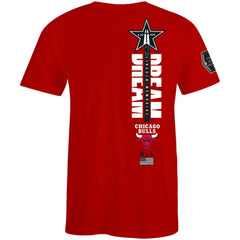 Chicago Bulls FISLL x Black History Collection Unisex T-Shirt - Red outlet On Sale
