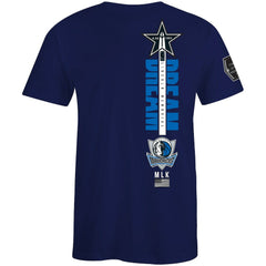 Dallas Mavericks FISLL x Black History Collection Unisex T-Shirt - Royal on sale On Sale