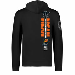 Phoenix Suns FISLL x Black History Collection Unisex Pullover Hoodie - Black cheap On Sale